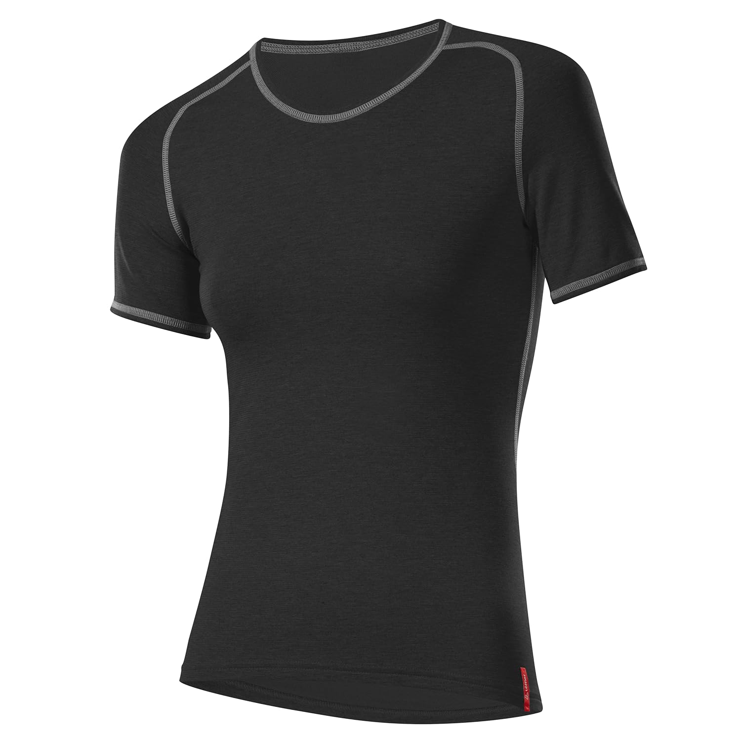 Löffler Damen Unterhemd Shirt Transtex Warm Ka, schwarz, 34