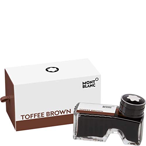 Montblanc Tintenfass Toffee Brown 105188 – Hochwertige Tinte in Karamell Braun im Tintenglas 60ml