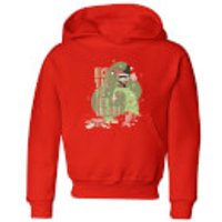 DC Heck Yeah I've Been Naughty! Kinder Christmas Hoodie - Rot - 7-8 Jahre - Rot