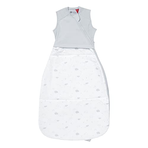 Tommee Tippee Ganzjahresschlafsack, das Original Grobag, Doppelter TOG-Wert, Hüftgesundes Design, Weicher, Baumwollreicher Jersey und mit Aloe Angereichertes Netzgewebe, 6 - 18 m