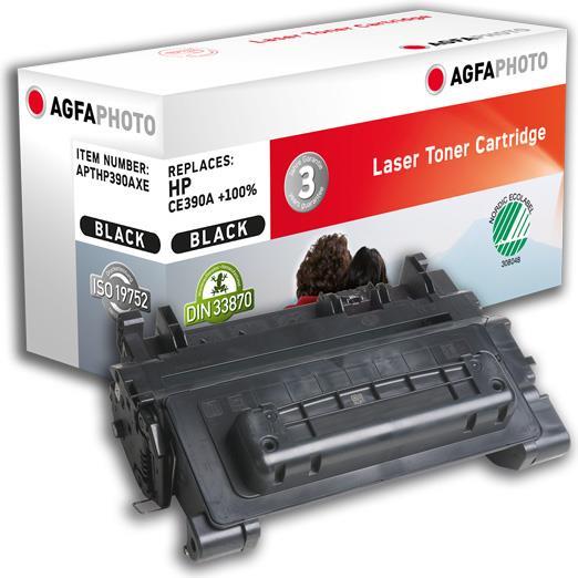 AgfaPhoto - Schwarz - kompatibel - Box - wiederaufbereitet - Tonerpatrone (Alternative zu: HP 90A, HP CE390A) - für HP LaserJet Enterprise 600 M601, 600 M602, 600 M603, M4555