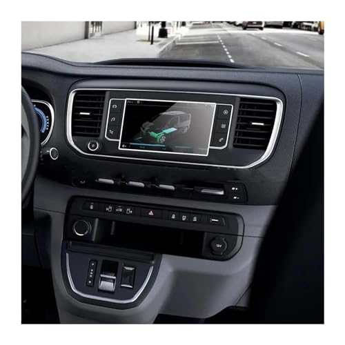 FIYFIOW Schutzfolie Auto Navigation Glas Für Peugeot Für Expert 2020 Gehärtetem Glas Screen Protector Film 7 Zoll Auto Radio GPS Navigation Innen Zubehör