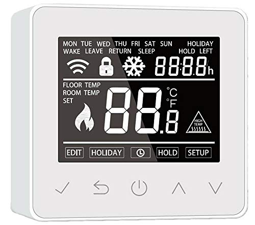 Thermostat ET61W White für elektrische Fußbodenheizung mit TWIN-Technologie - Steuerung über Smartphone