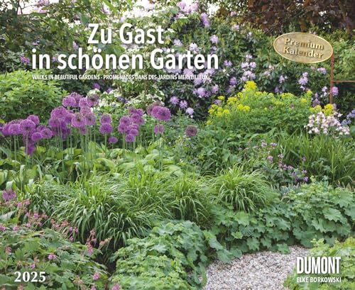 Zu Gast in schönen Gärten 2025 – DUMONT Garten-Kalender – Querformat 52 x 42,5 cm – Spiralbindung
