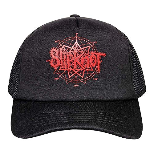 Slipknot Baseball Cap Band Logo Nue offiziell Schwarz Mesh Trucker One Size