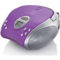 Lenco SCD-24 Portable CD player Violett - Silber (SCD24PU)