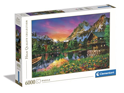 Clementoni 36531 Collection-Alpine Lake, Puzzle 6000 Teile Für Erwachsene Und Kinder 10 Jahren, Geschicklichkeitsspiel Für Die Ganze Familie
