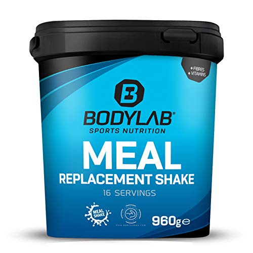 Bodylab24 Meal Replacement Shake Vanille 960g, Diät-Shake zum Abnehmen, Mahlzeitersatz mit wichtigen Vitaminen und Nährstoffen, ohne Zucker-Zusatz, Mahlzeitersatz Shake