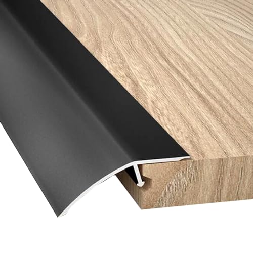 Kantenband aus Aluminiumlegierung, Kantenband for Holzböden, Schwellen-Hoch-Tief-Schnallen-Drop-Druckstreifen, Kantenband über der Tür (Color : A)