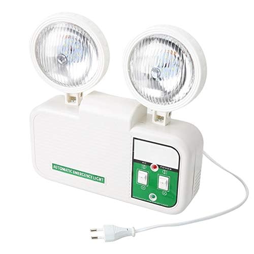 Notlicht, Notbeleuchtung 2W Helle Doppellampe ABS IP30 Wasserdicht Flammhemmend für Notsituationen