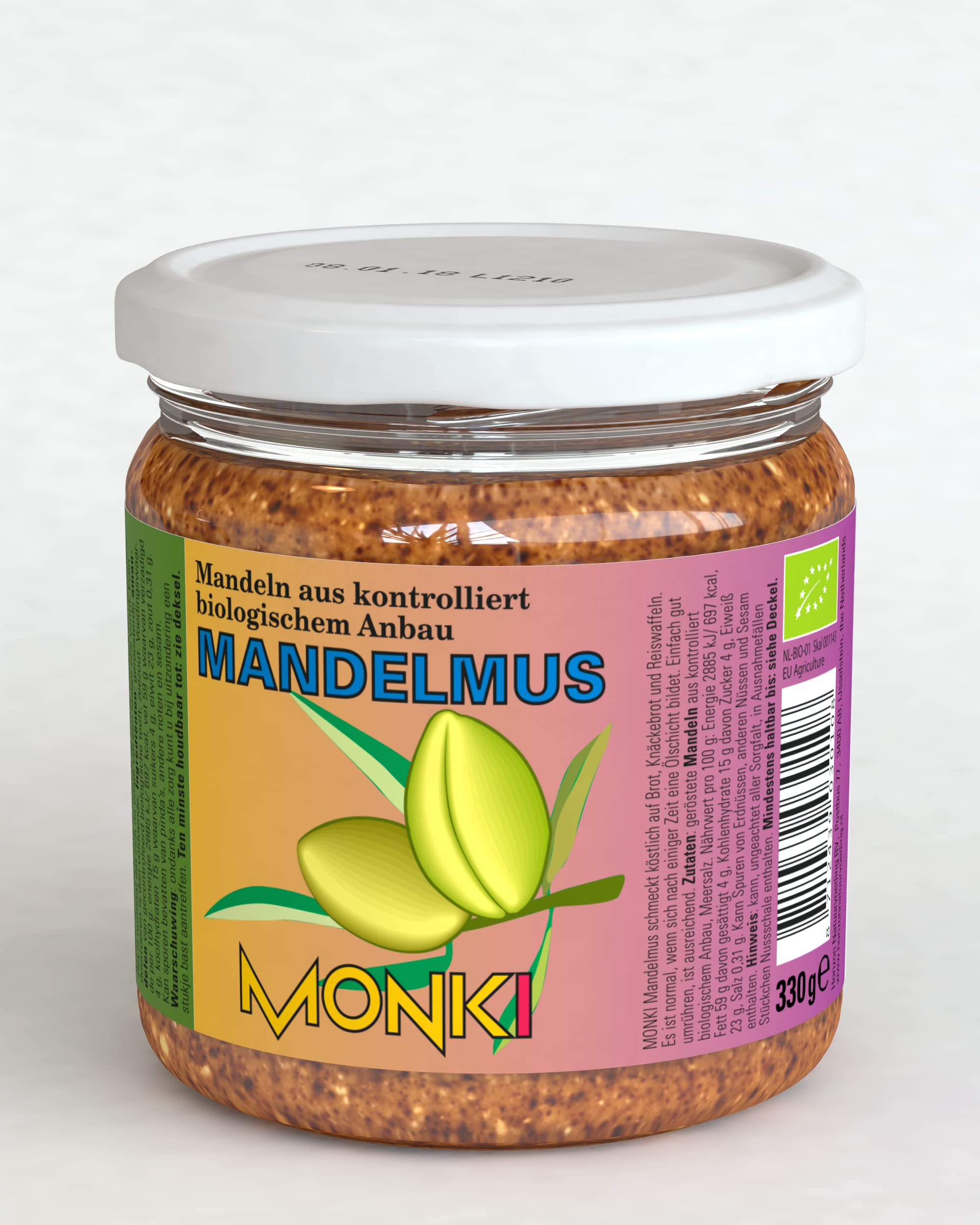 Monki Bio Mandelmus (2 x 330 gr)