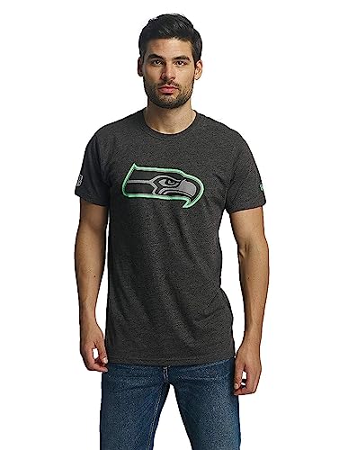 New Era Two Tone Pop T-Shirt Herren Seattle Seahawks Grau, Größe:M