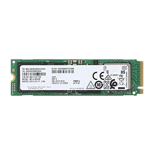 Diyeeni PCI-E X4 M.2 NVMe 3.0 SSD, Internal Solid State Drive Kapazitäten 256GB/ 512GB/ 1TB, 3D NAND Interne SSD, Lese/Schreibvorgängen bis zu 3.500/2.300 MB/s(512GB)