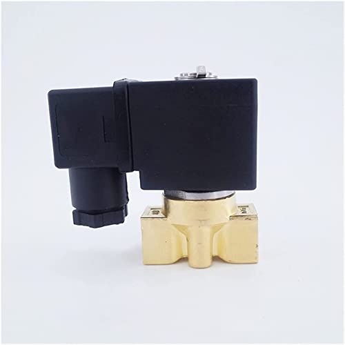 2-Wege-pneumatisches Messing-Wassermagnetventil Nulldruckstart G1/4 Zoll 220 V 110 V Öffnung 4 mm/5 mm/6 mm N/C-Ventil Nützlich (Color : Ac220v, Size : 5mm)