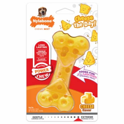 Nylabone DuraChew Käseknochen, mittelgroß, für Hunde bis zu 9 kg, 3 Stück