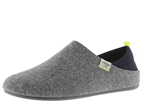 victoria Damen Pantoffeln 1081115-WOMEN Pantoffeln Norte RECYCELTEN Filz & Ferse AUS NEOPREN GRIS 37