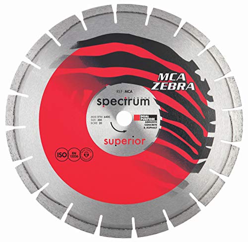 Spectrum Superior Zebra Dia Blade - Abrasive - 300/20mm