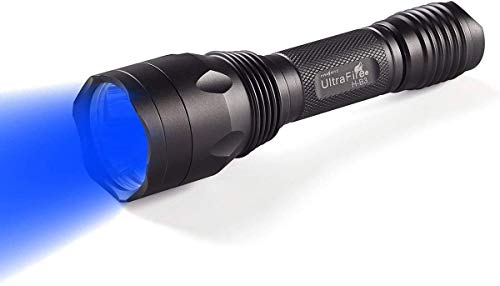 UltraFire Blaues Licht Taschenlampe Jagd Fackel 256 Yard 470 nm Wellenlänge Professionelle Blaue Strahl Taschenlampe Angeln Jagd H-B3