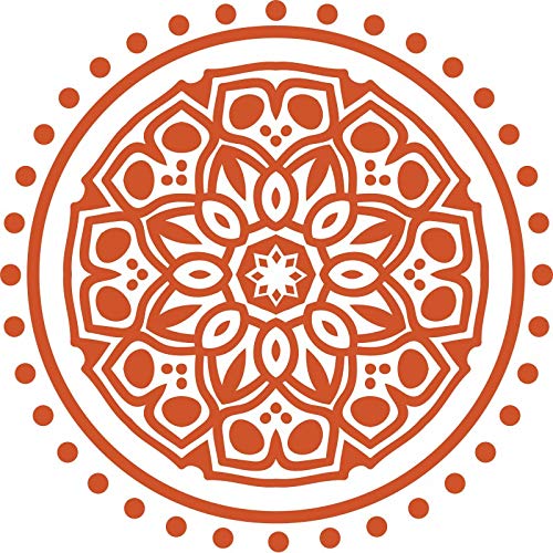HYO Indian Vinyl, Orange, 120 x 120 cm
