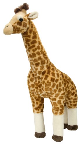 Wild Republic 12386 - Cuddlekins Giraffe stehend, groß, Plüschtier, 64 cm