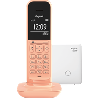 Gigaset CL390 schnurloses Design Telefon ohne Anrufbeantworter - DECT Telefon mit Freisprechfunktion, großem Grafik Display - leicht zu bedienen mit intuitiver Menüführung, Cantaloupe