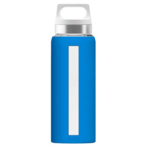 Sigg Unisex-Adult Dream Electric Blue 0.65L Glas Trinkflasche, 0.65 L