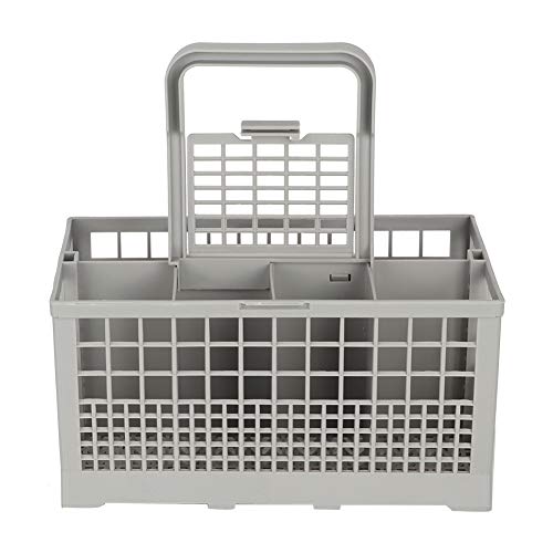 Vikye Geschirrspülkorb, Hochwertiger ABS-Universalbesteckkorb mit 8 Fächern Mehrzweck-Geschirrspüler-Besteck-Ersatzbox