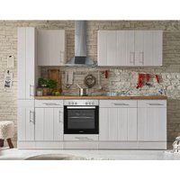 RESPEKTA Komplett-Set: Küchenzeile mit E-Geräten »Ulm«, Breite 250 cm