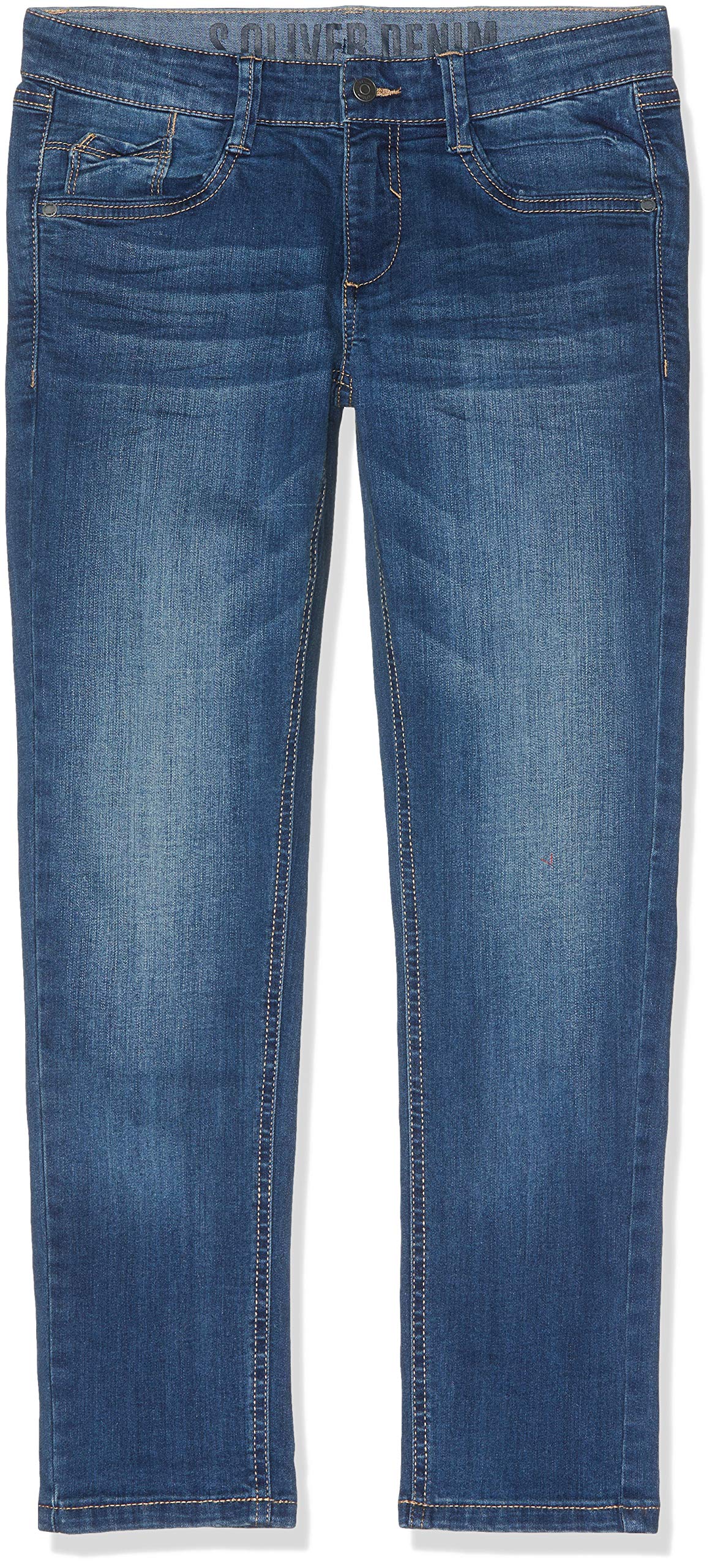 s.Oliver Jungen 75.899.71.0623 Jeans, Blau (Blue Denim Stretch Z), 134 Große Größen