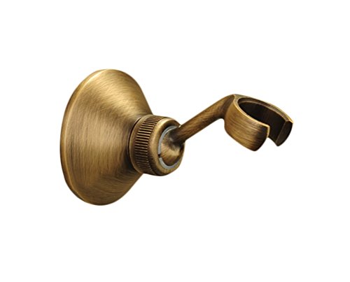 Yiyida Brausehalter für Handbrause Retro Duschkopfhalterung Verstellbarer Massiv aus Messing Duschkopfhalter,Bronze