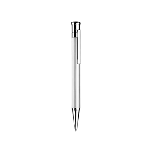 Otto Hutt Design 04 Bleistift in Silber, Schaft aus platiniertem Messing, Länge: 13.3cm, Durchmesser 10.8mm, Gewicht 42.1gr, 002-11607