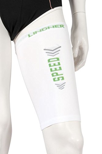 LINDNER Socks - Kompressions-Oberschenkel-Beinlinge - Upper leg tubes (S, weiß)