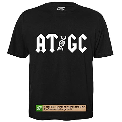at-GC - Herren T-Shirt für Geeks mit Spruch Motiv aus Bio-Baumwolle Kurzarm Rundhals Ausschnitt, Größe 3XL