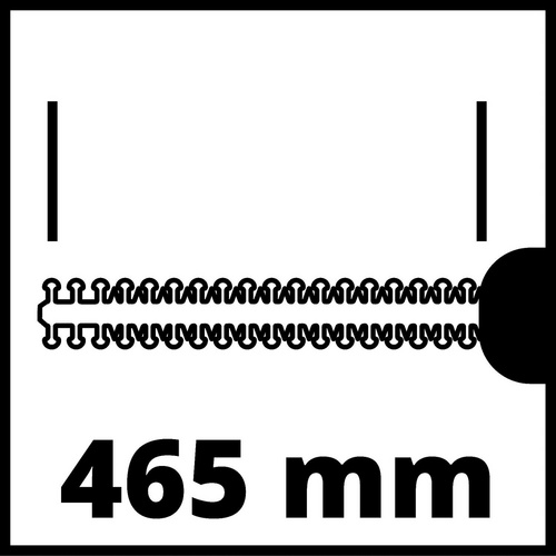 EINHELL Elektro-Heckenschere »Einhell Classic«, 570W, Schnittlänge: 46,5 cm - rot 2
