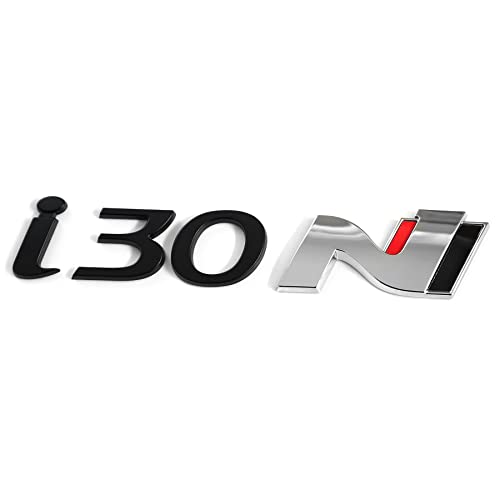 Hyundai 86320S0750 Schriftzug i30N Aufkleber Emblem Logo, schwarz/rot