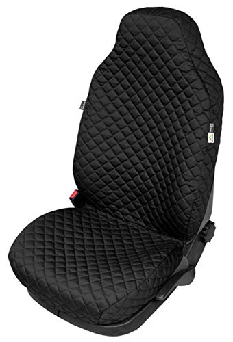 ZentimeX Z4207500 Gesteppter Sitzbezug Sitzschoner Schonbezug Schutzbezug Schutzhülle klimatisierend isolierend schwarz