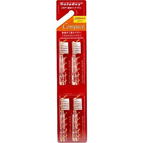 Soladey Ionic Toothbrush Replacement Head 4 Pack - COMPACT by Soladey 2