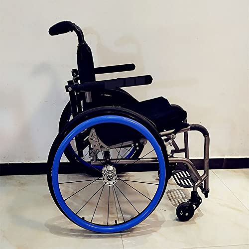 24-Zoll-Rollstuhl-Schieberandabdeckungen, Rollstuhl-Handschubabdeckung, Hinterrad-Sportrollstuhlabdeckung, rutschfest, verschleißfest, Griff und Traktion verbessern, 1 Paar,E