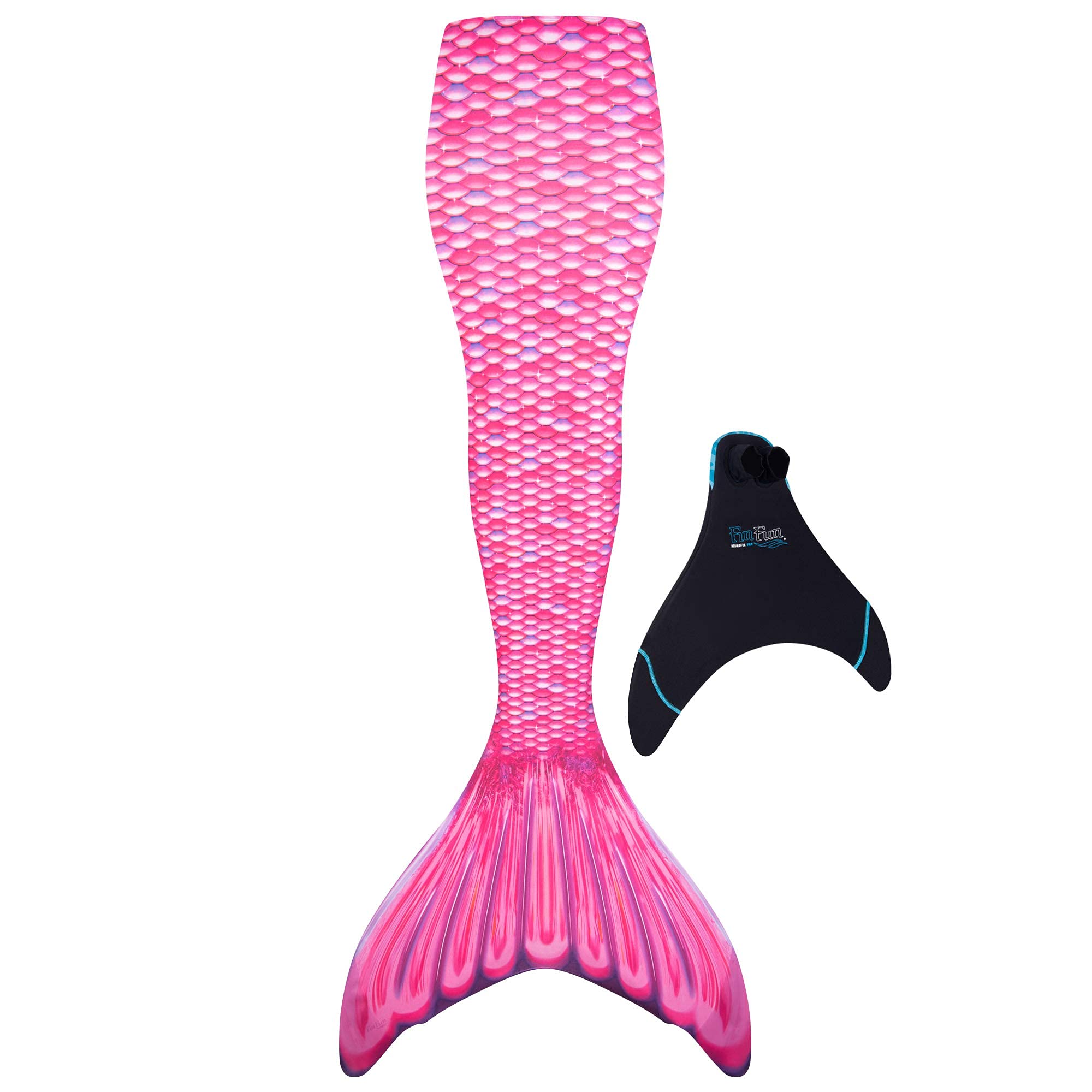 Fin Fun Meerjungfrauenflosse für Mädchen und Damen mit verstärkten Flossenspitzen - Monoflosse inklusive Meerjungfrauenflosse für Einsteiger und Fortgeschrittene in originaler Fin Fun Qualität