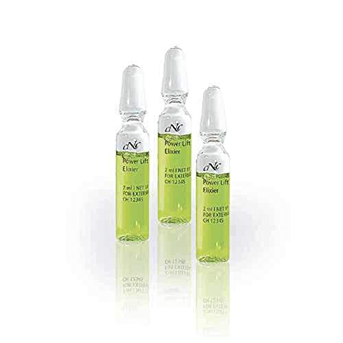 CNC cosmetic - Power Lift Elixier - Wirkstoffampullen - glatte Haut nach 2 Stunden, entspanntes Erscheinungsbild - biomimetische Peptide, Pullulan, Panthenol 10x2ml