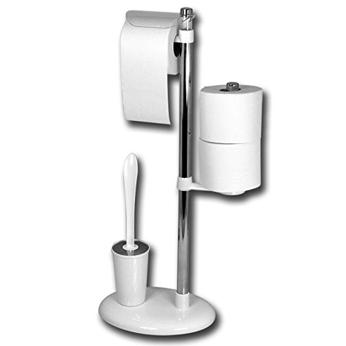 WC-Garnitur - WC-Papierrollenhalter - Toilettenbürste