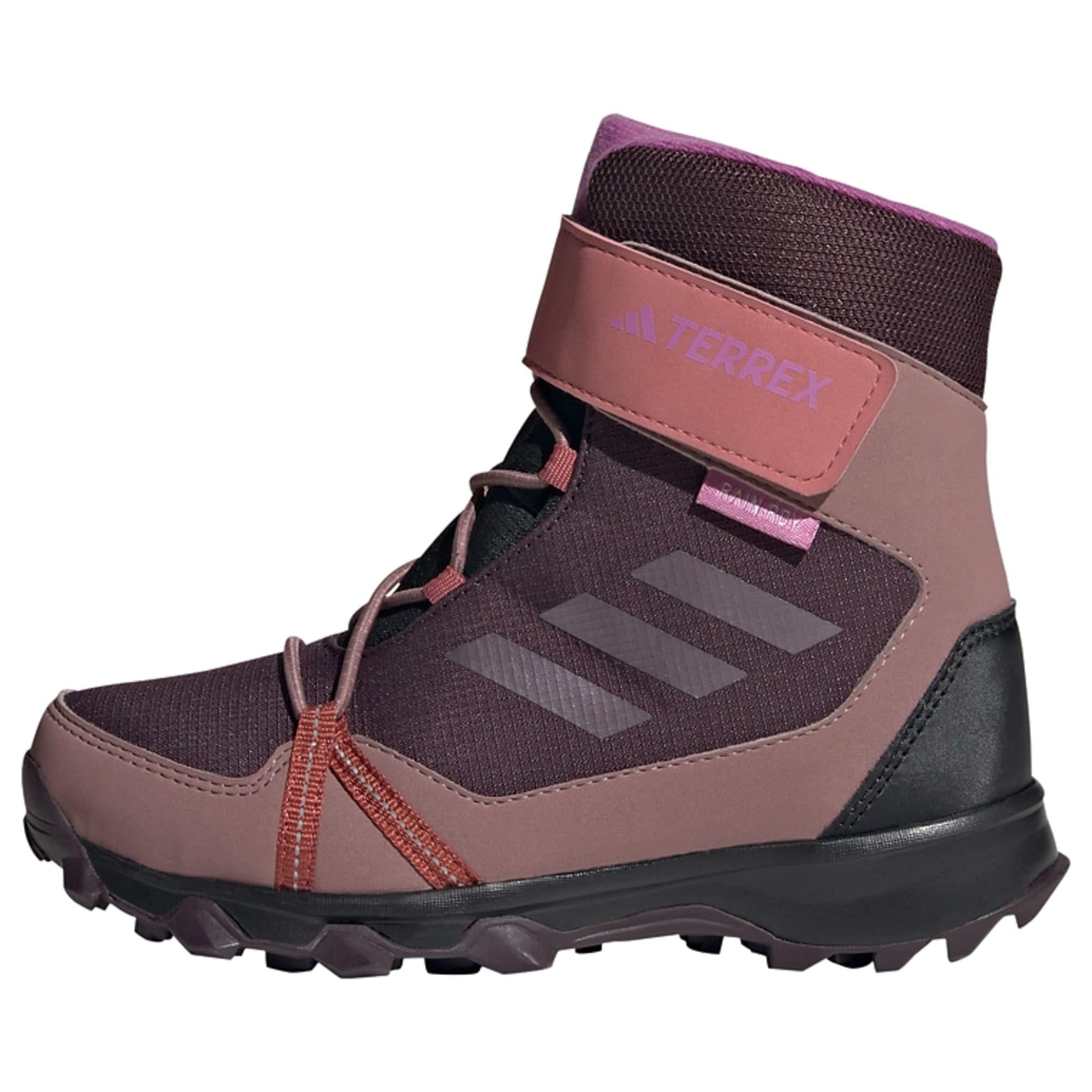 adidas Terrex Snow Hook-and-Loop Cold.RDY Winter Shoes Sneaker, Shadow Maroon/Wonder red/Pulse Lilac, 38 EU