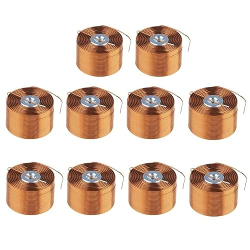 5/10 Stück Kupfer-Magnetspule, DIY-Spule, hochwertige Kupferspule, elektromagnetische Induktionsexperimentierspule, 19 x 12 mm (10 Stück)