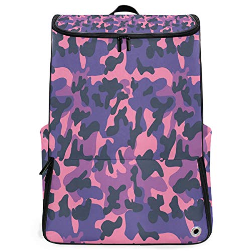 FANTAZIO Laptop-Rucksack für unterwegs, mit Leopardenmuster, langlebig, für Schule und Schule, für Outdoor, Camping, passend für bis zu Notebook