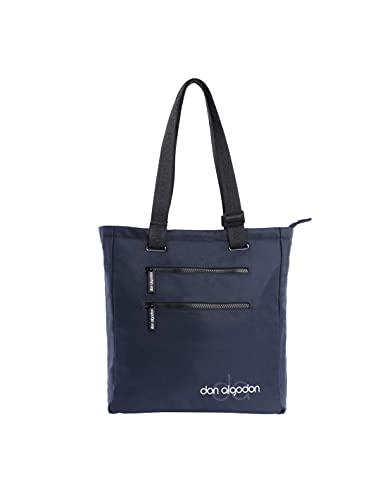 Don Algodón ZOE Damen Handtasche, 32 x 10 x 35 cm, Blau - Marineblau - Größe: 32 x 10 x 35 cm