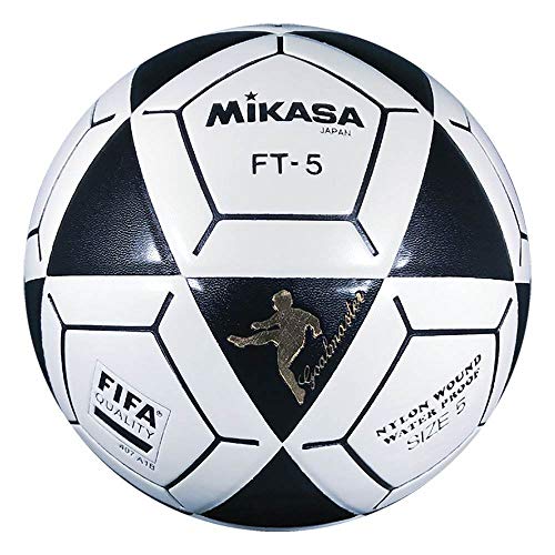 Mikasa FT5 Goal Master Fußball, Schwarz/Weiß, Größe 5