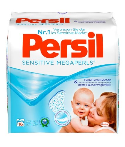 Persil Sensitive-Megaperls, Waschmittel, 80 WL, 5er Pack (5 x 16 WL)