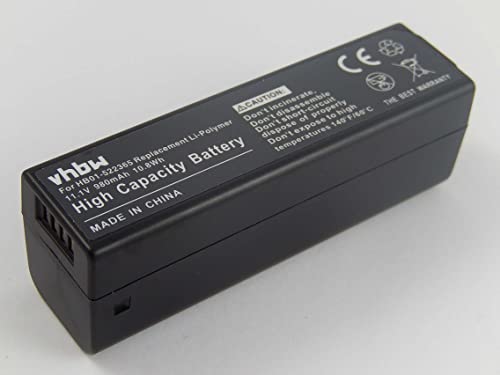 vhbw 1x Li-Polymer Akku 980mAh (11.1V) für Kamera Camcorder Video DJI Zenmuse X3, Zenmuse X5, Zenmuse X5R wie HB01, HB01-522365.