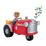 CoComelon CMW0038 Mitsing-Traktor mit Sound und exklusiver JJ Figur für Kinder ab 2 Jahren (Englische Sprachausgabe)