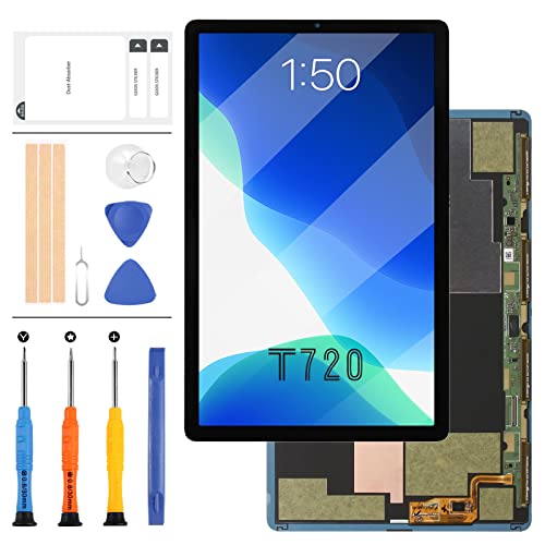 Ersatz-LCD-Bildschirm für Samsung Galaxy Tab S5e T720 T725 SM-T725 Display Sensor Touchscreen Digitizer Matrix Vollglas Linse Montage mit gratis Werkzeug